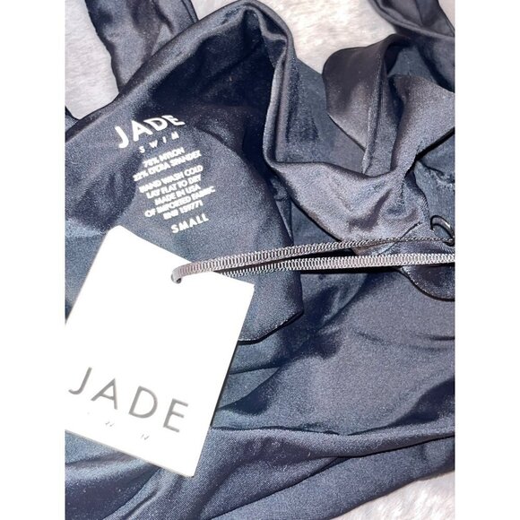 JADE SWIM Avery One Piece in Black Small New Womens Swimsuit - Picture 8 of 14